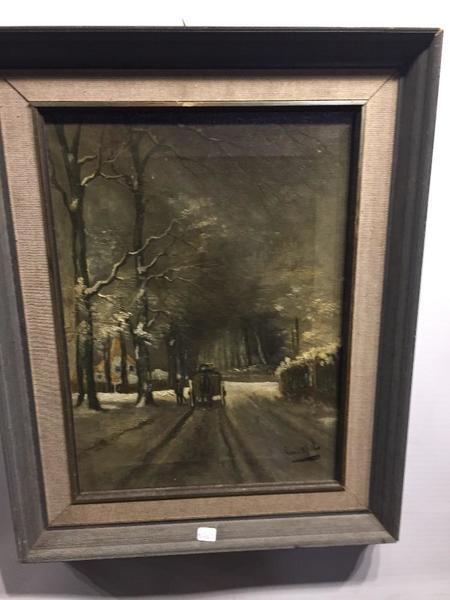 Horseman in the winter 