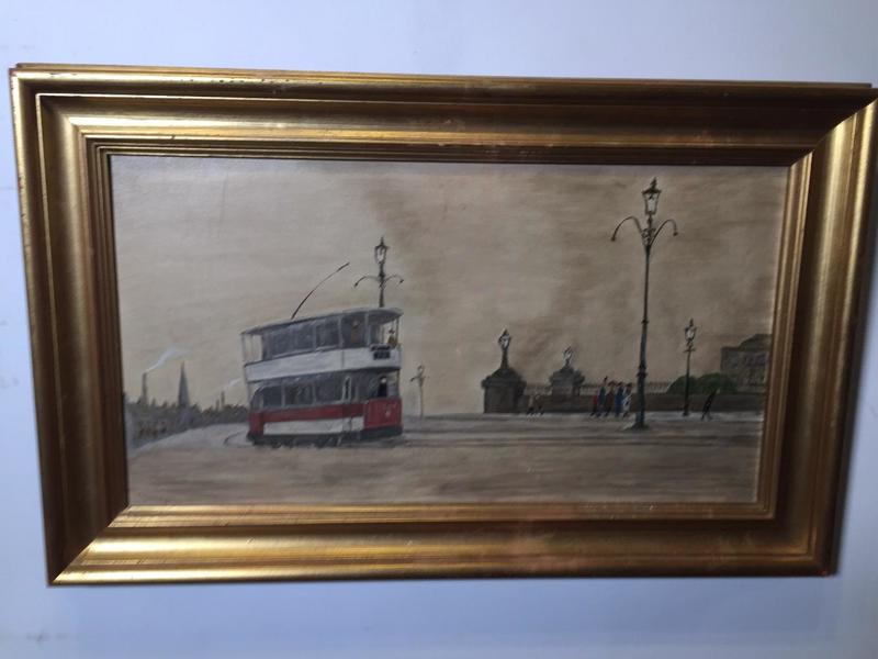 Daily Life in Brussels ( oil on panel )