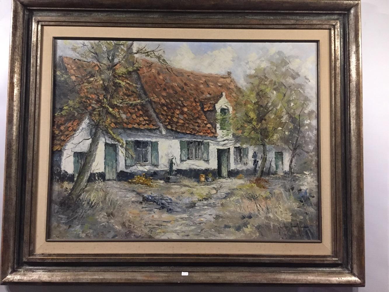 Farm in the summertime