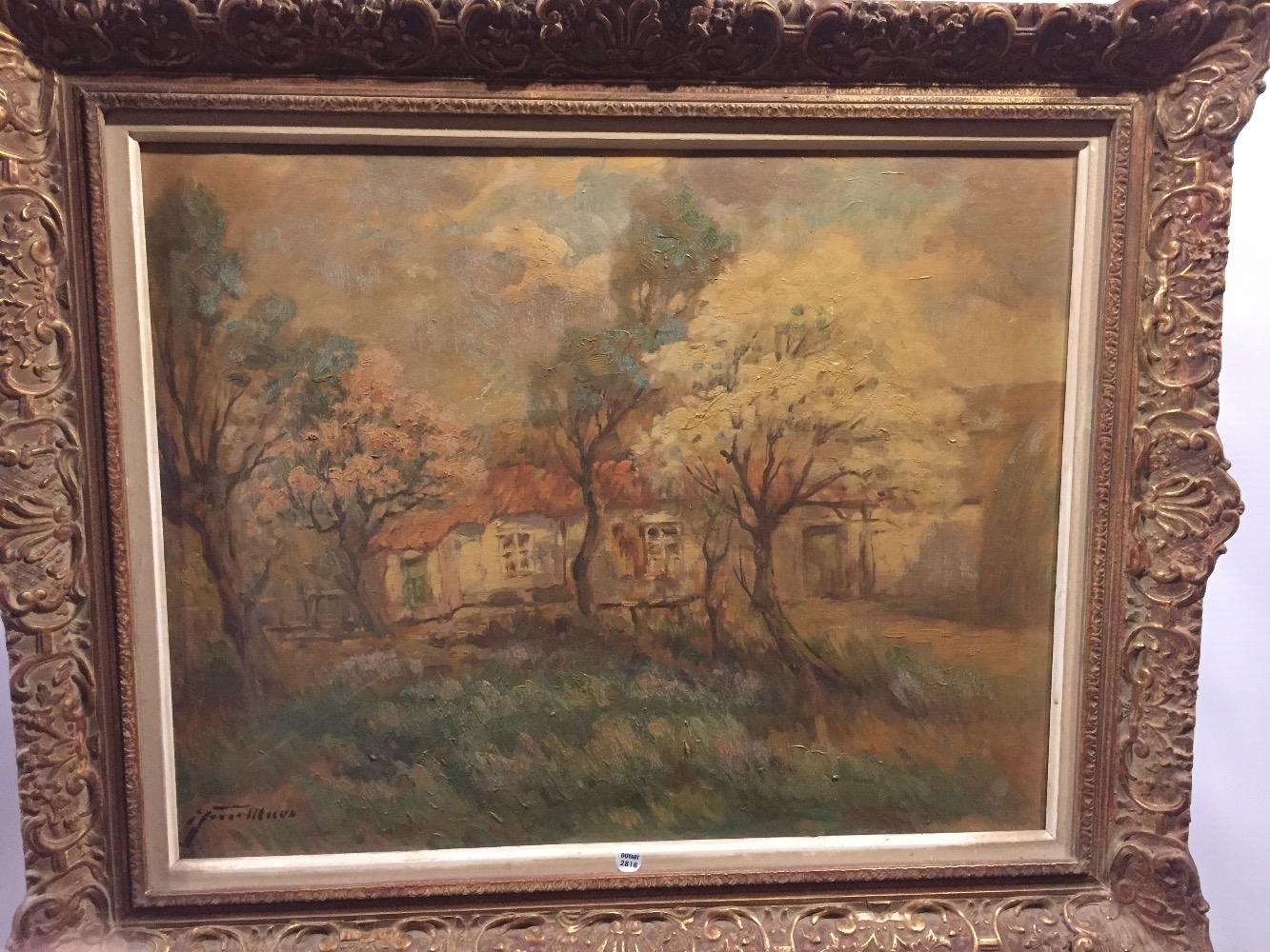 Farm in the summertime