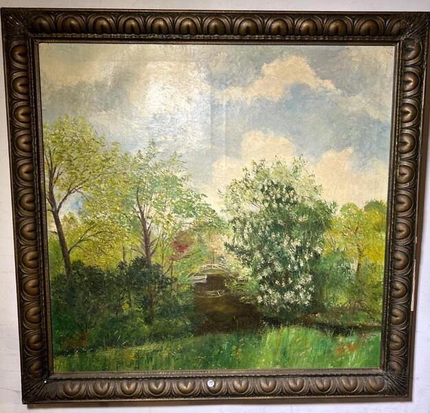 The orchard in the summertime 