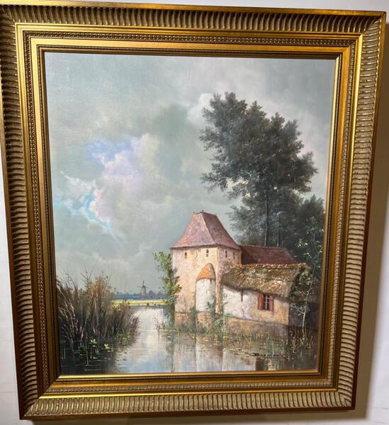 The castle at the riverside 