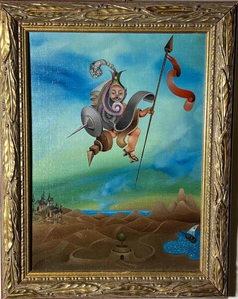 Flying high ( oil on canvas )