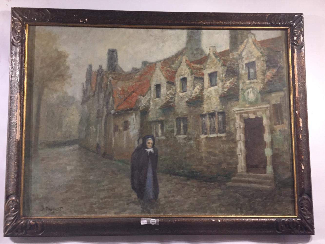 Walking in the streets of Bruges 