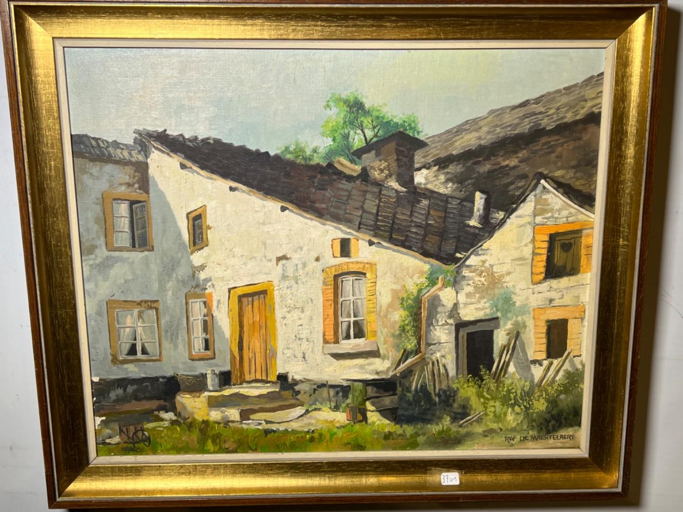 The farm ( oil on canvas )