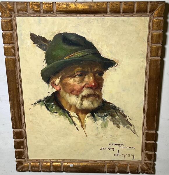 The farmer from South Tirol ( oil on panel )