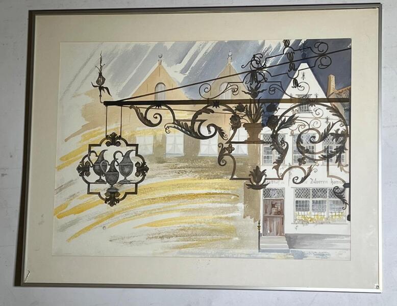 The restaurant ( watercolors )